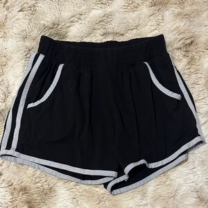 Black and Gray Women's Shorts